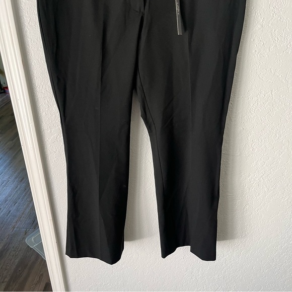 Loft Pants Women's 12P Petite Julie Trousers Bootcut Black NWT - Picture 3 of 6